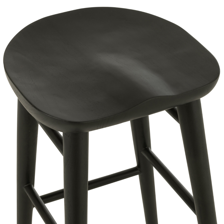 Mika wooden bar stool
