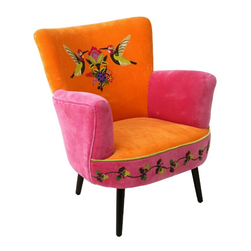 Hummingbird bársony fotel