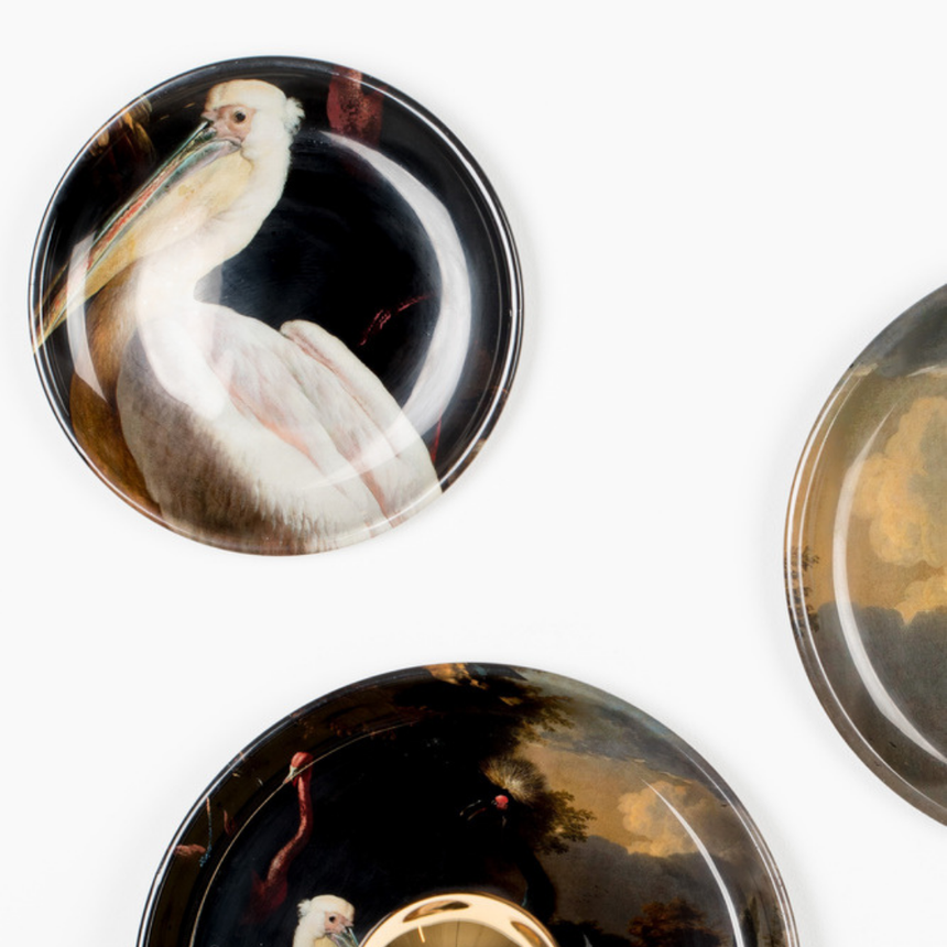 Luciene glass wall lamp