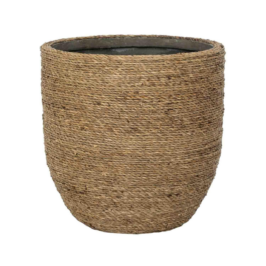 Cody wicker flower pot Ø33