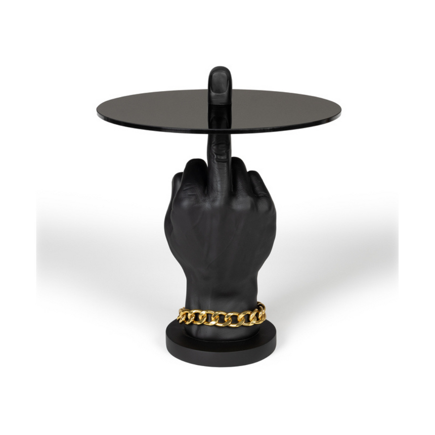 Fother Mucker üveg lerakóasztal