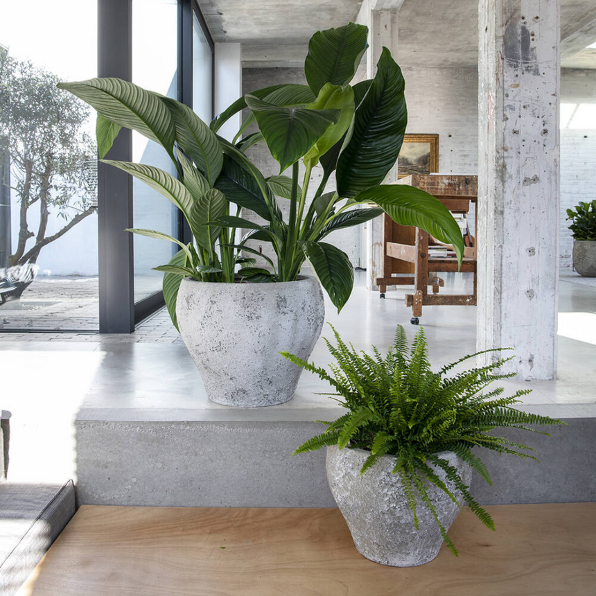 Claire stone flower pot Ø54