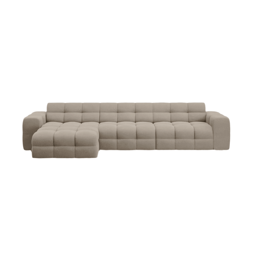 Kendal left-hand fabric corner sofa 357x173