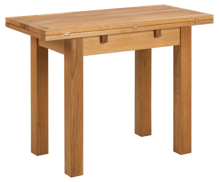 Keney extendable wooden dining table 100x90