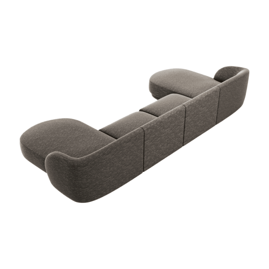 Miley U alakú zsenília kanapé