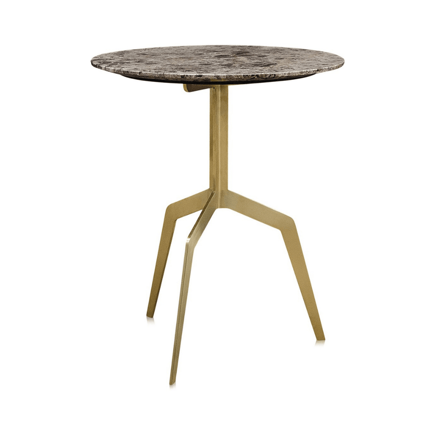 Razor marble side table