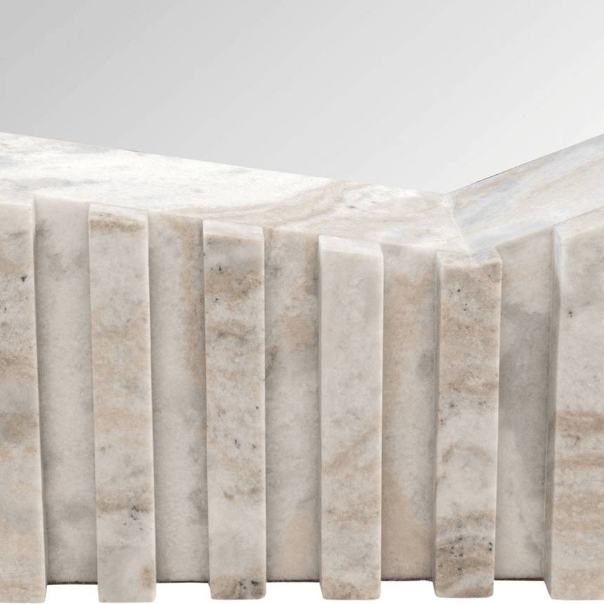 Roman Freestanding Marble Mirror