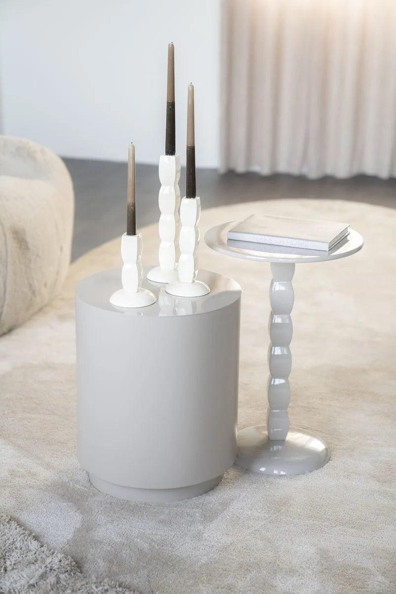 Mesita metal storage table