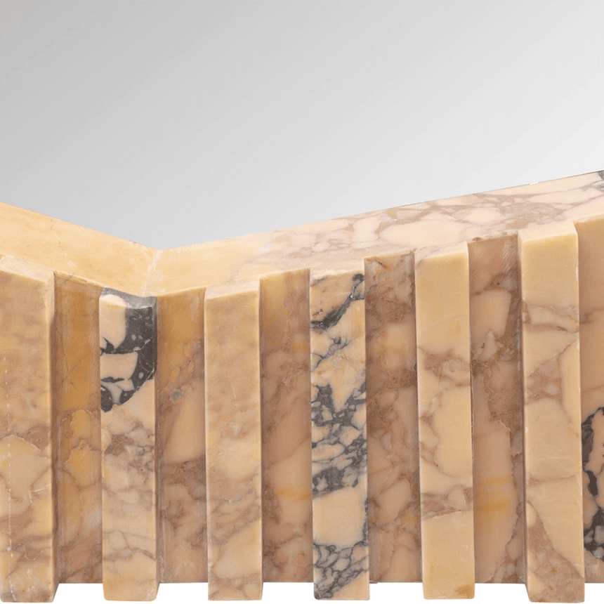 Roman Freestanding Marble Mirror