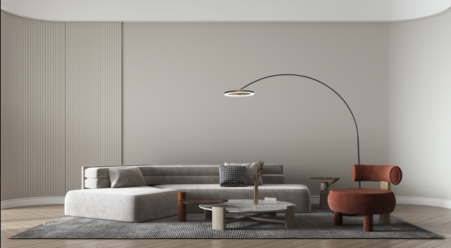 Esmée2 metal floor lamp 215