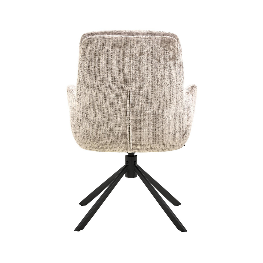 Eddie fabric swivel chair