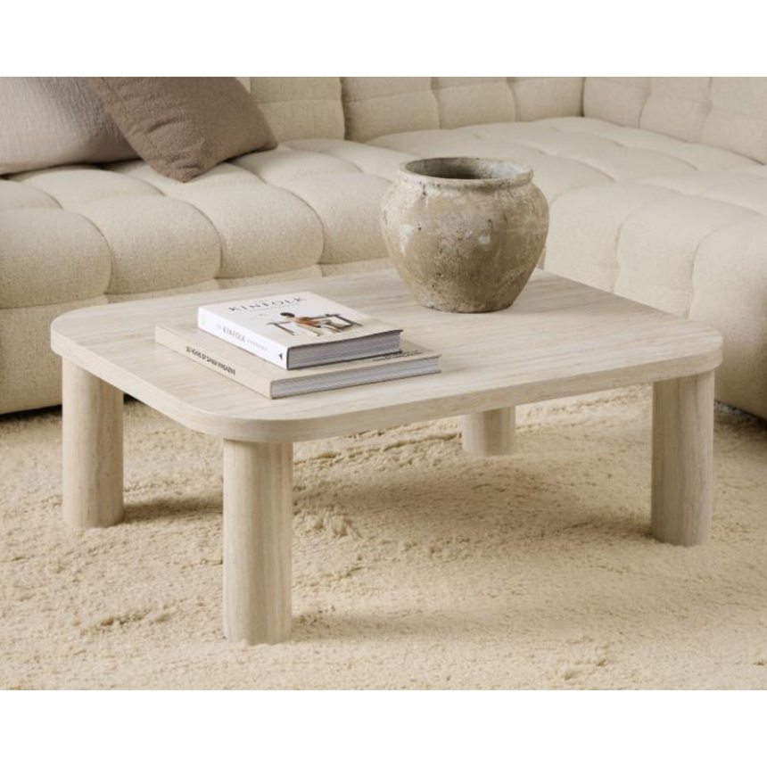 Cornus wood coffee table 120x60 set