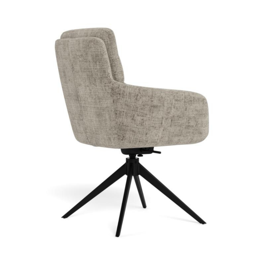 Eddie fabric swivel chair