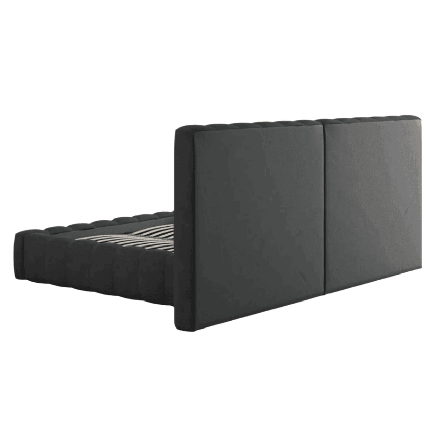 Kelp wide fabric bed frame 200x200