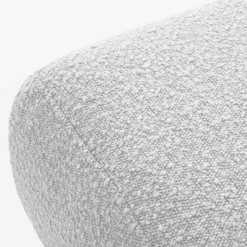 Molino bouclé pouf 75x75