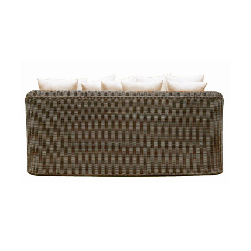 Napoles 3 személyes szövet kerti kanapé