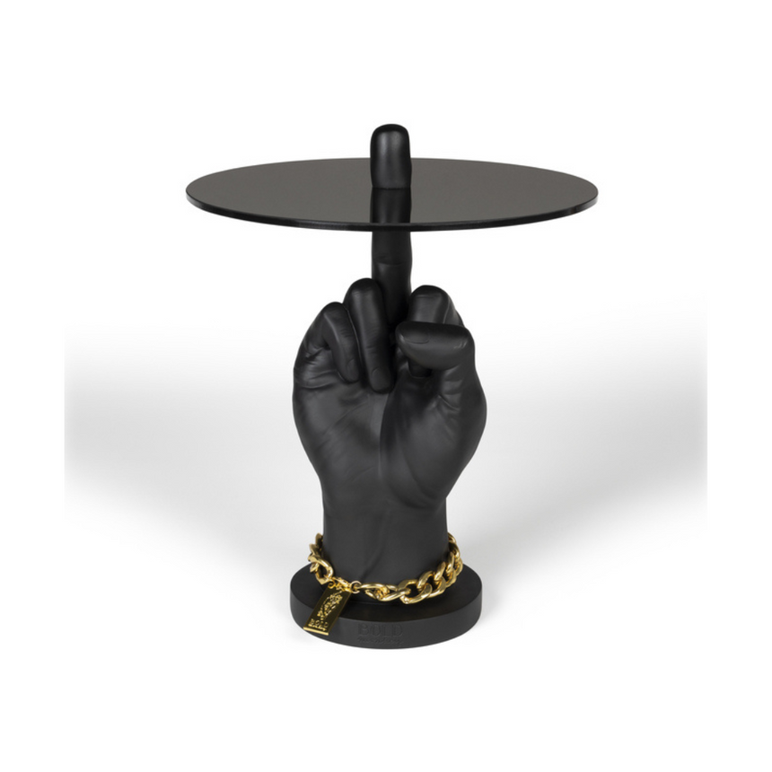 Fother Mucker üveg lerakóasztal