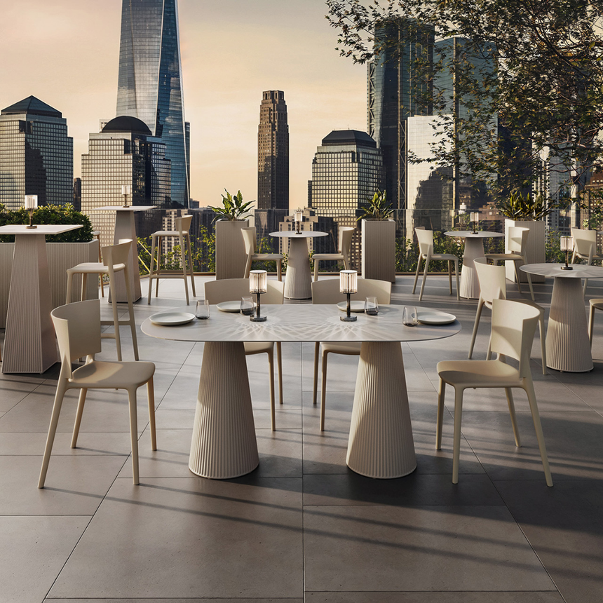 Gatsby PP kerti étkezőasztal