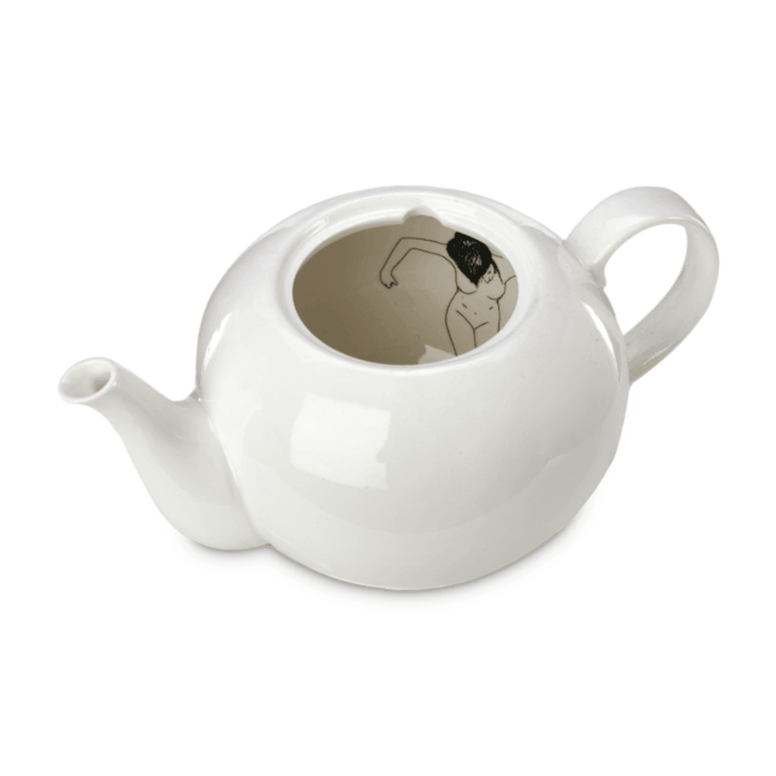 Undressed porcelán teáskanna