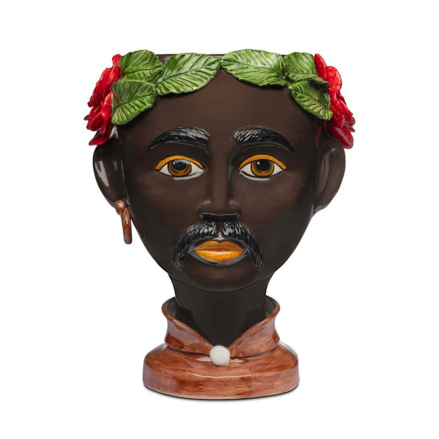 Selva Man kerámia váza