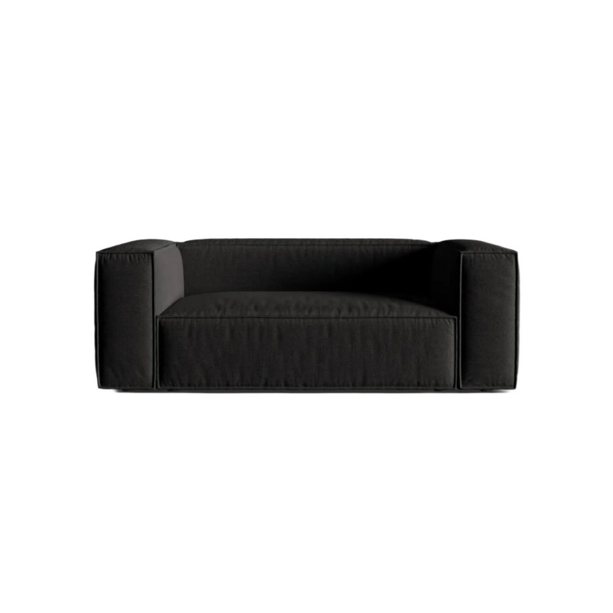 Ruby 2-seater velvet sofa