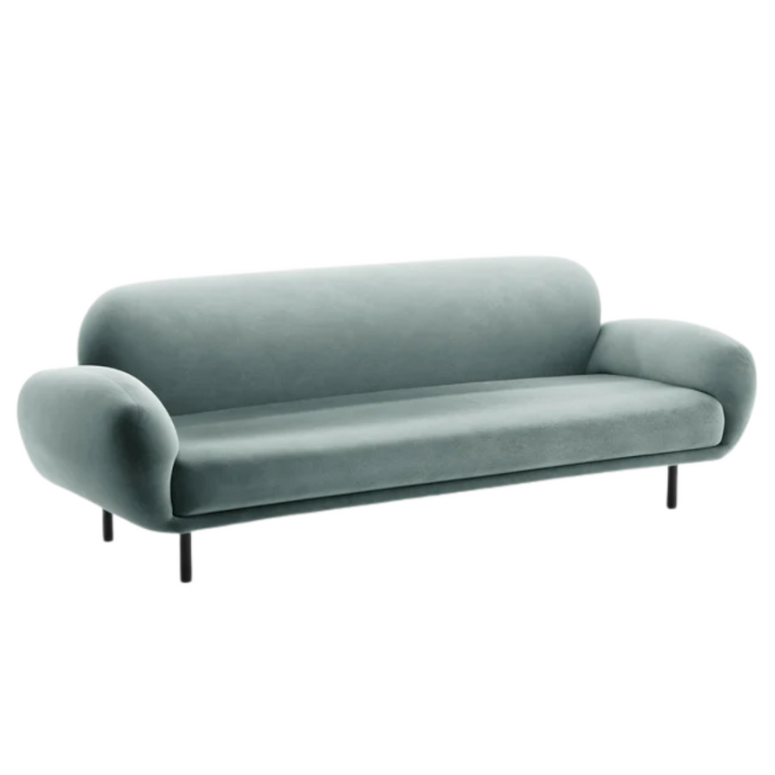 Poppy 3 személyes bársony kanapé