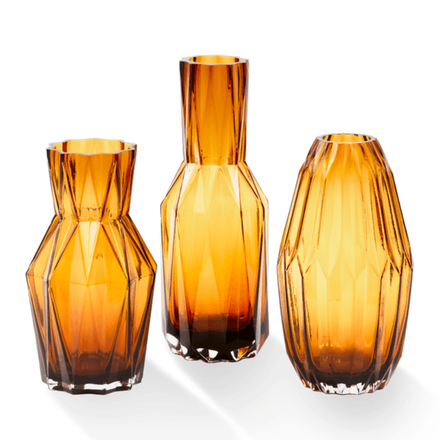 Folds glass vase 32cm