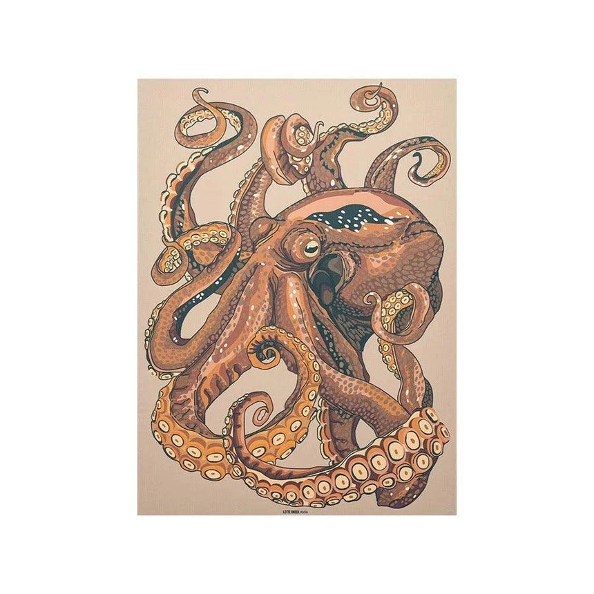 Pulpo dizájn vászonkép - Dutch Home