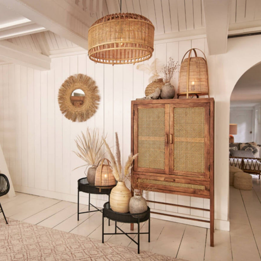 Jacinto bamboo table lamp