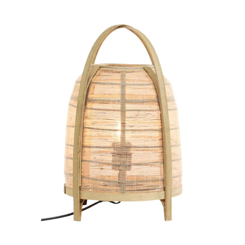 Jacinto bamboo table lamp
