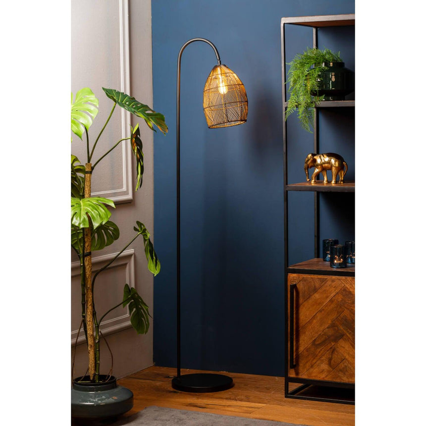 Meya metal floor lamp