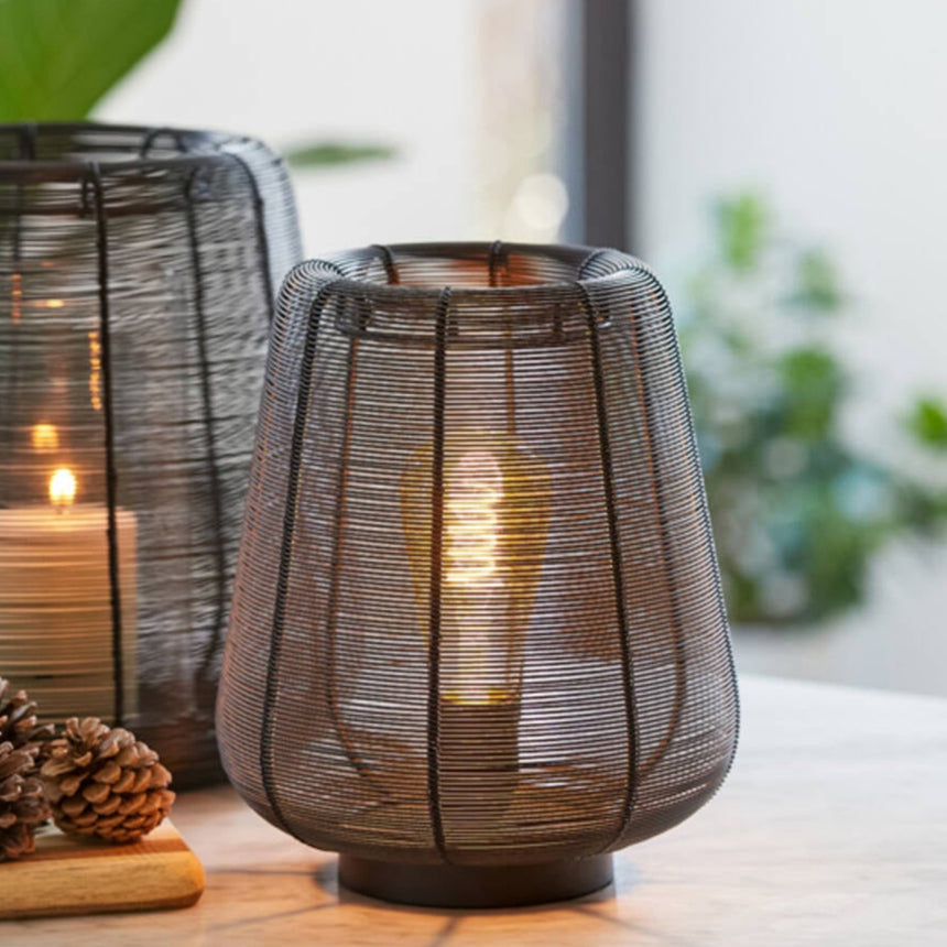 Adeta metal table lamp Ø22