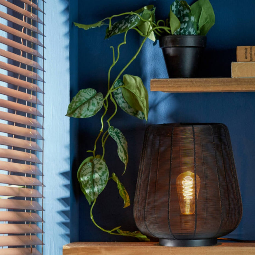 Adeta metal table lamp Ø29