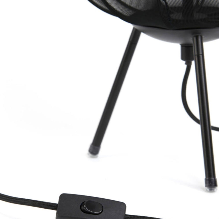 Plumeria szövet asztali lámpa Ø25