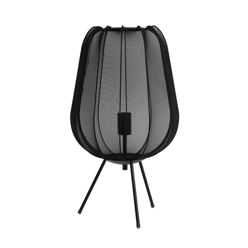 Plumeria szövet asztali lámpa Ø34