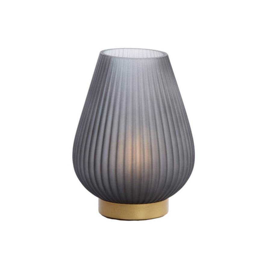 Tajera üveg asztali lámpa matt Ø14,5