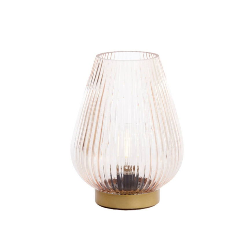 Tajera üveg asztali lámpa Ø14,5