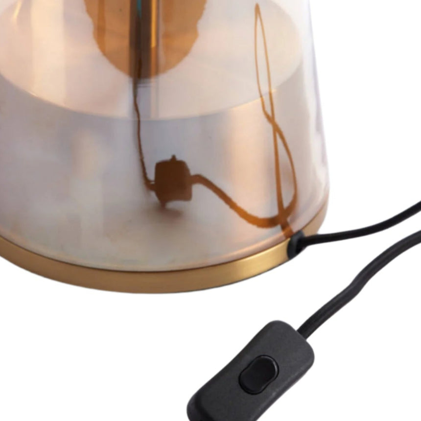 Tonga üveg asztali lámpa