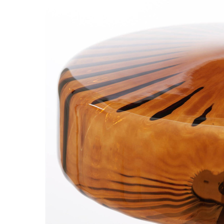 Pleat üveg asztali lámpa Ø40