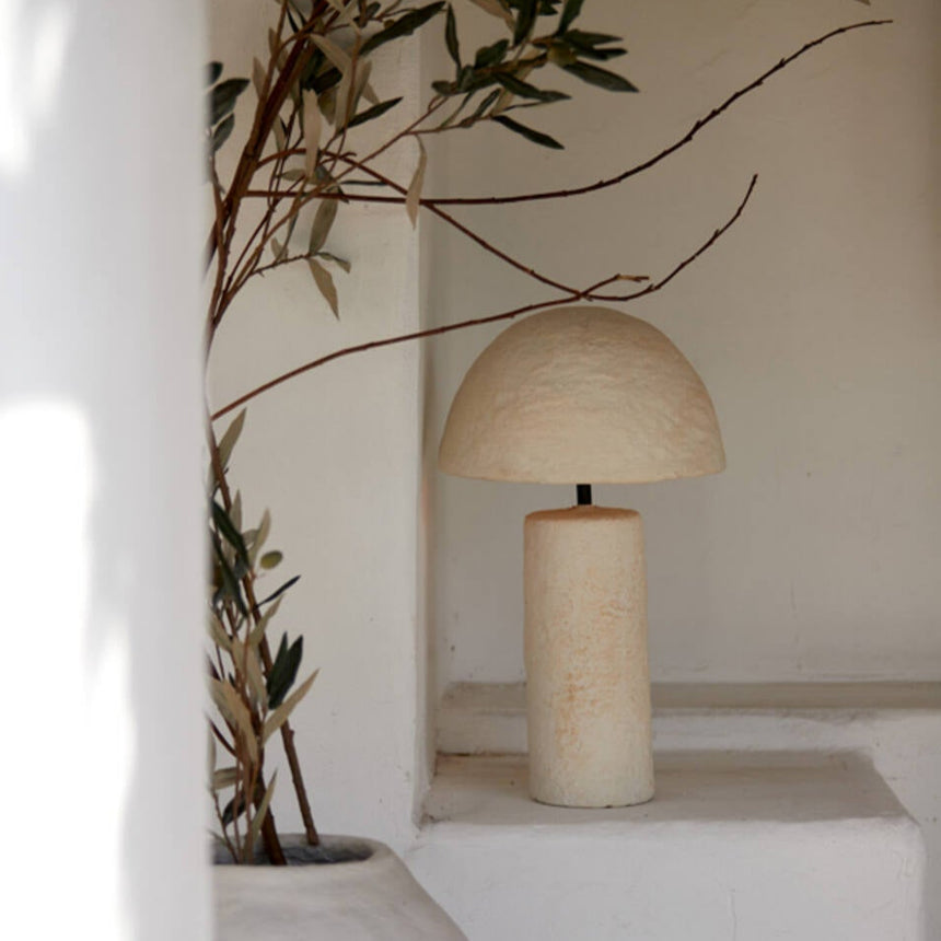 Qazu papírmasé asztali lámpa