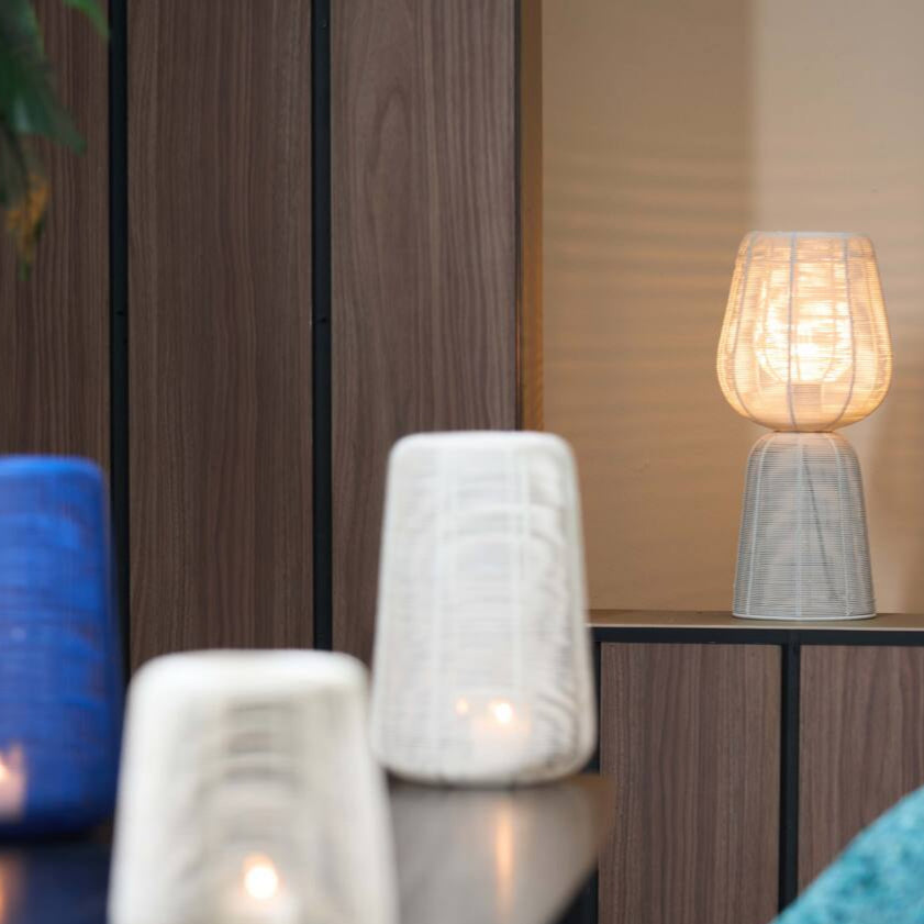 Aboso fém asztali lámpa Ø18