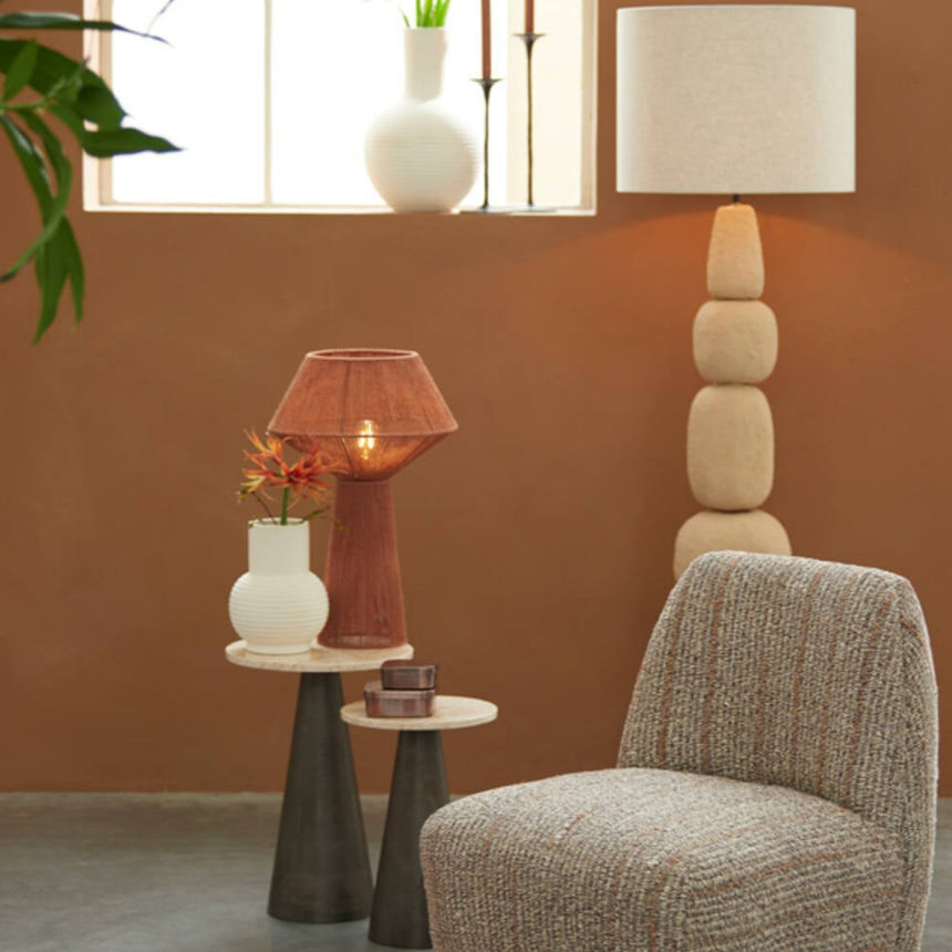 Fugia juta asztali lámpa Ø30