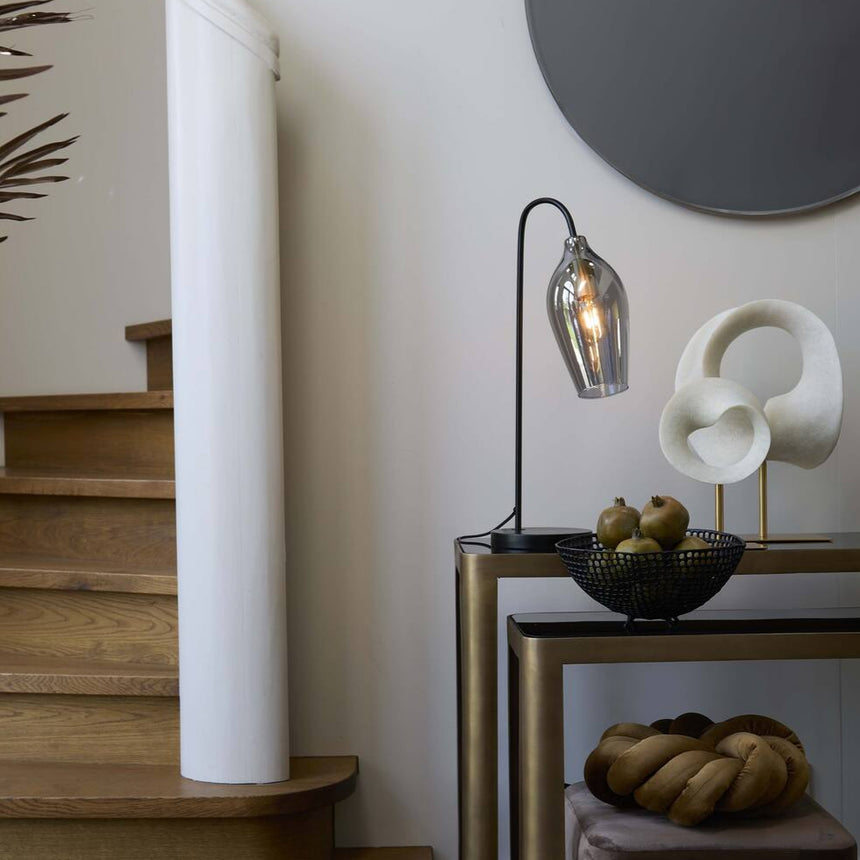 Lukaro üveg asztali lámpa