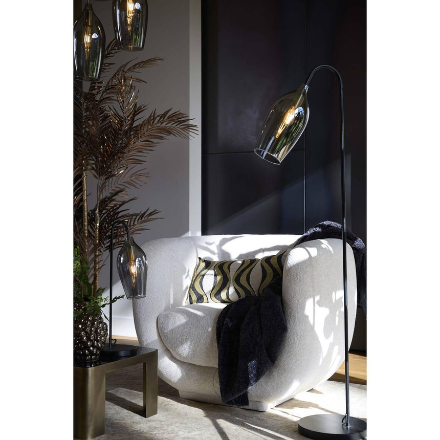 Lukaro glass floor lamp