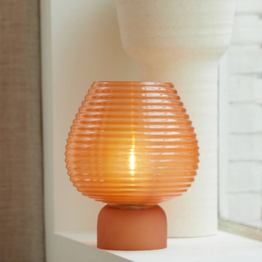 Alenna üveg asztali lámpa Ø22