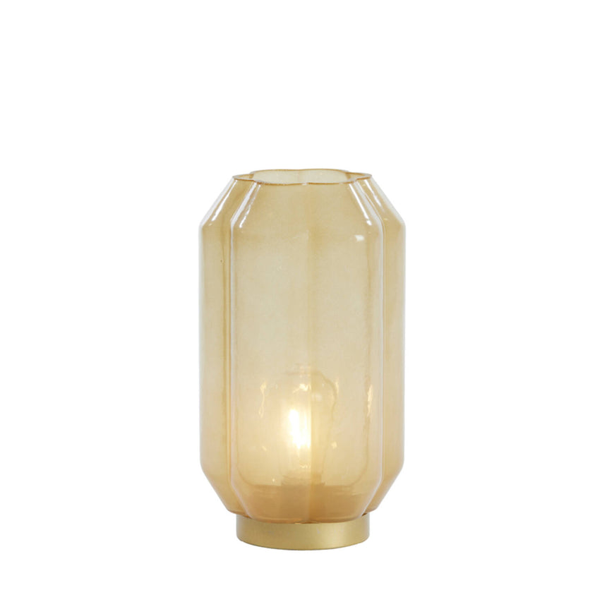 Yvias üveg asztali lámpa Ø15