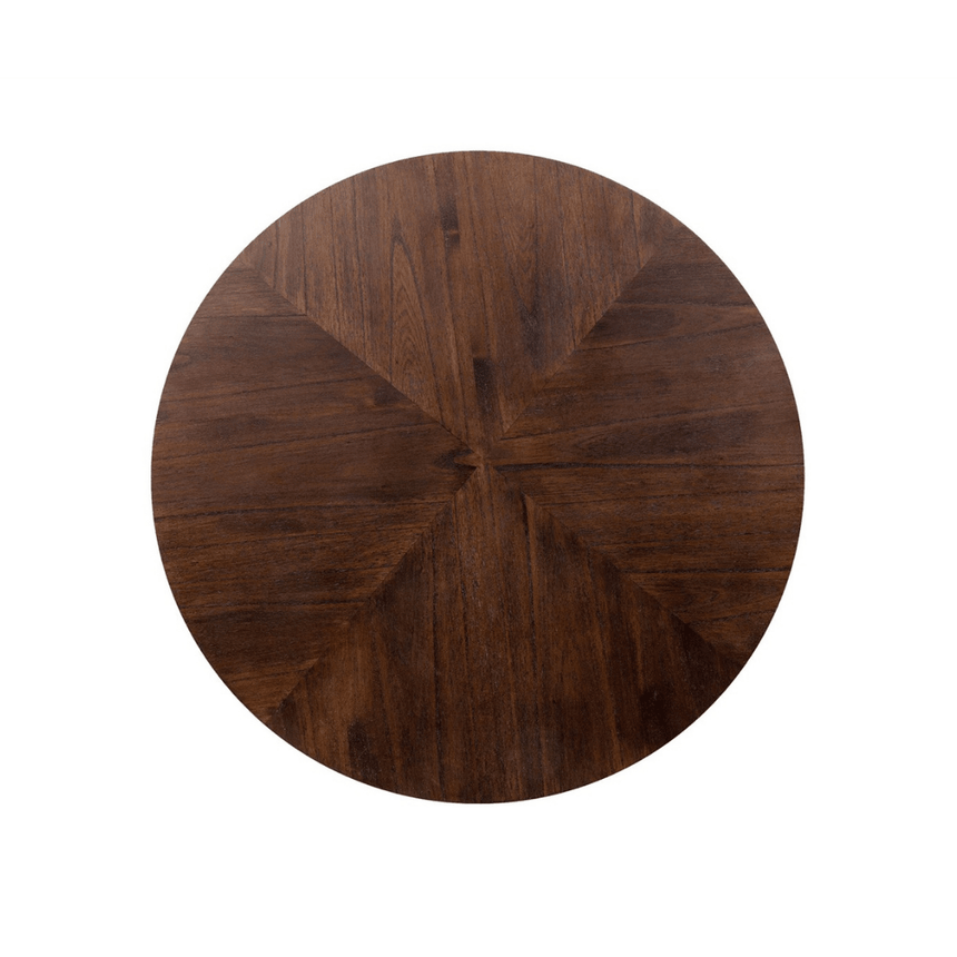 Congo wooden side table Ø70