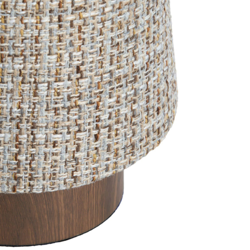Howie fabric table lamp Ø15