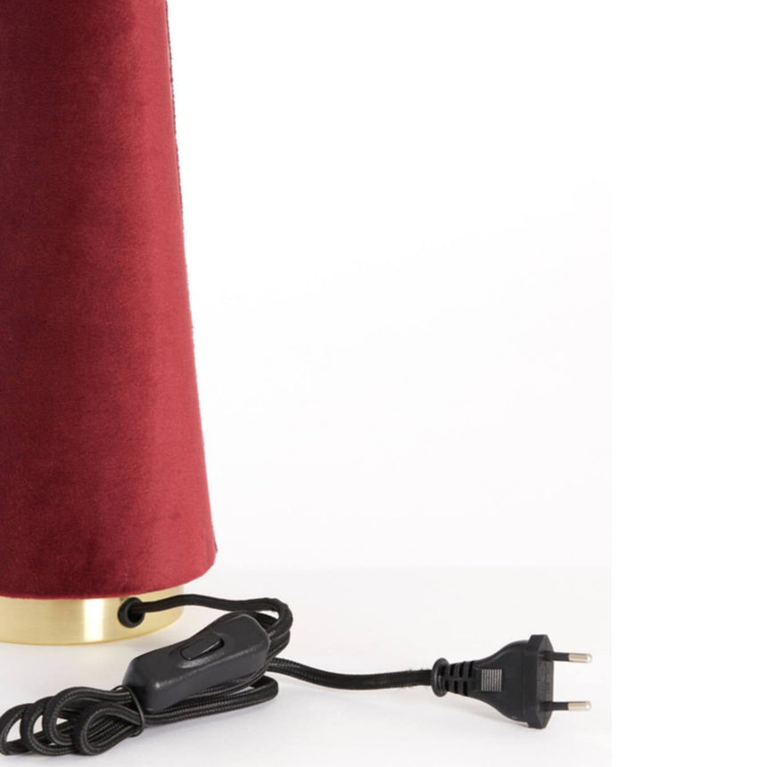 Devia bársony asztali lámpa