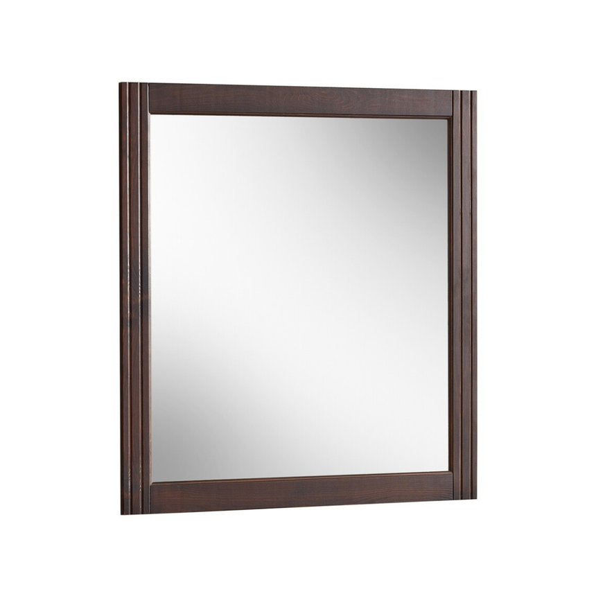 Retro fa fürdőszoba tükör